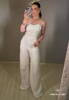 CALÇA PANTALONA FEMININA OFF WHITE PERFECT WAY