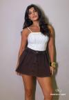 CROPPED FEMININA ESTAMPADO OFF WHITE PERFECT WAY
