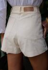 SHORTS  BORD INDUSTRIAL C/ REC EM TRICO FEMININO NATURAL PERFECT WAY
