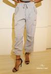 CALÇA CARGO FEMININA cinza PERFECT WAY