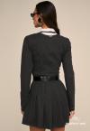 VESTIDO C/ PREGAS FEMININO PRETO PERFECT WAY