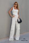 CROPPED FEMININO OFF WHITE PERFECT WAY