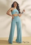 SAIDA CALÇA PANTALONA AZUL PERFECT WAY