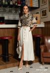 SAIA MAXI MIDI   OFF WHITE PERFECT WAY
