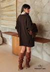 CARDIGAN DE TRICÔ FEMININO cafe PERFECT WAY