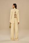 BLAZER C/ RECORTE ABERTURA COSTA FEMIMNINO amarelo PERFECT WAY