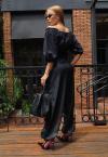 BLUSA OMBRO A OMBRO FEMININA PRETO PERFECT WAY