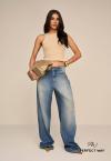 CROPPED REGATA TEC RIBANA FEMININA bege PERFECT WAY