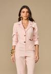 BLAZER ASSIMETRICO C/ TOP ROSA PERFECT WAY