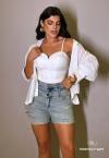 CROPPED  FEMININO OFF WHITE PERFECT WAY
