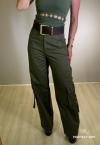 CALÇA CARGO FEMININA VERDE MILITAR PERFECT WAY