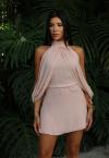 VESTIDO SOLTO C/ PLA FLUIDA FEMININO ROSA PERFECT WAY