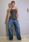 BLUSA FEMININA VERDE MILITAR PERFECT WAY