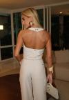 BLUSA C/ BOLSOS FRENTE UNICA BOTOES FEMININA areia PERFECT WAY