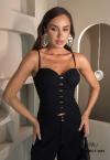 CROPPED FEMININO PRETO PERFECT WAY