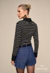 BLUSA DET GOLA FIXA FEMININA PRETO PERFECT WAY