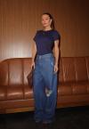 CALÇA WIDE LEG JEANS PUIDOS FEMININA azul jeans PERFECT WAY