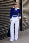 CALÇA FEMIININA COM SUSPENSORIO REMOVIVEL E BOLSO BRANCO PERFECT WAY