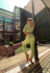 CONJUNTO CAMISA CROPPED + CALÇA ALFAIATARIA VERDE PERFECT WAY