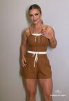 SHORTS FEMININO caramelo PERFECT WAY