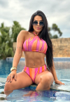 BIQUINÍ ESTAMPADO  LARANJA / PINK PERFECT WAY