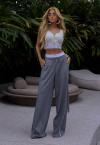 CROPPED REGATA COM ZIPER E BORDADO INDUSTRIAL FEMININO OFF WHITE PERFECT WAY