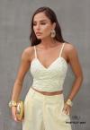 Perfect Way - CROPPED FEMININO AMARELO