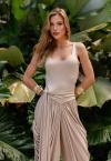 CROPPED REGATA C/ FAIXA FEMININO NUDE PERFECT WAY