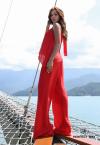 CALÇA PANTALONA FEMININA VERMELHO PERFECT WAY