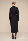 TRENCH COAT SARJA C/ CINTO FIVELA METAL  FEMININO PRETO PERFECT WAY