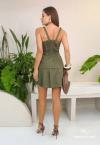 SHORTS SAIA FEMININO VERDE MILITAR PERFECT WAY