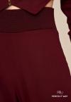CALÇA COS RIBANA FEMININA BURGUNDY PERFECT WAY
