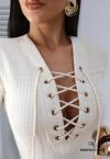 VESTIDO FEMININO MIDI PEROLA PERFECT WAY