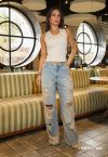 CALÇA FEMININA JEANS COS BAIXO DESTROYED PERFECT WAY