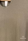 T-SHIRT  FEMININA C/ ABERTURA E METAL VERDE OLIVA PERFECT WAY