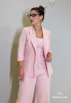 BLAZER FEMININO ROSA PÓ PERFECT WAY