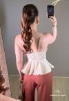 BLUSA PEPLUM FEMININA CALCARIO PERFECT WAY