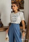 Perfect Way - T-SHIRT FEMININA ESTAMPADA PEROLA