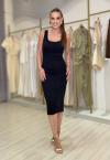 VESTIDO MAX MIDI FEMININO PRETO PERFECT WAY