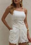 CROPPED FEMININO BORDADO OFF WHITE PERFECT WAY