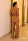 CONJUNTO BLAZER E COLETE  FEMININO MASCAVO PERFECT WAY