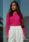 Perfect Way - BLUSA FEMININA TRICO PINK