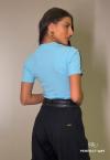 T-SHIRTS FEMININA AZUL PERFECT WAY