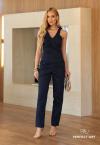 BLUSA FEMININA AZUL MARINHO PERFECT WAY