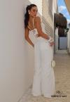 CALÇA PANTALONA FEMININA OFF WHITE PERFECT WAY