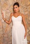 VESTIDO FEMININO MAXI MIDI  OFF WHITE PERFECT WAY