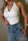 TOP FEMININO OFF WHITE PERFECT WAY