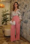 CALÇA PANTALONA FEMININA rosa PERFECT WAY