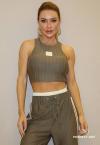 CROPPED FEMININO verde militar PERFECT WAY