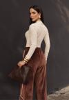 BLUSA BORD INDUSTRIAL GOLA ALTA  FEMININA PEROLA PERFECT WAY